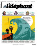 La revue l’éléphant mentionné sur le site Les Antipodes couverture l'éléphant n°9