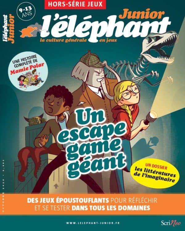 l'éléphant junior - hors série jeux Octobre 2020