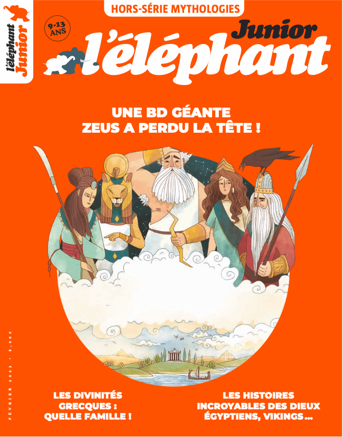 l'éléphant junior - hors-série Mythologies - février 2023