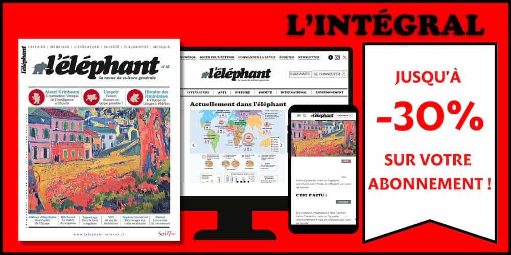 abonnements à la revue l'éléphant avec les hors séries - format intégral